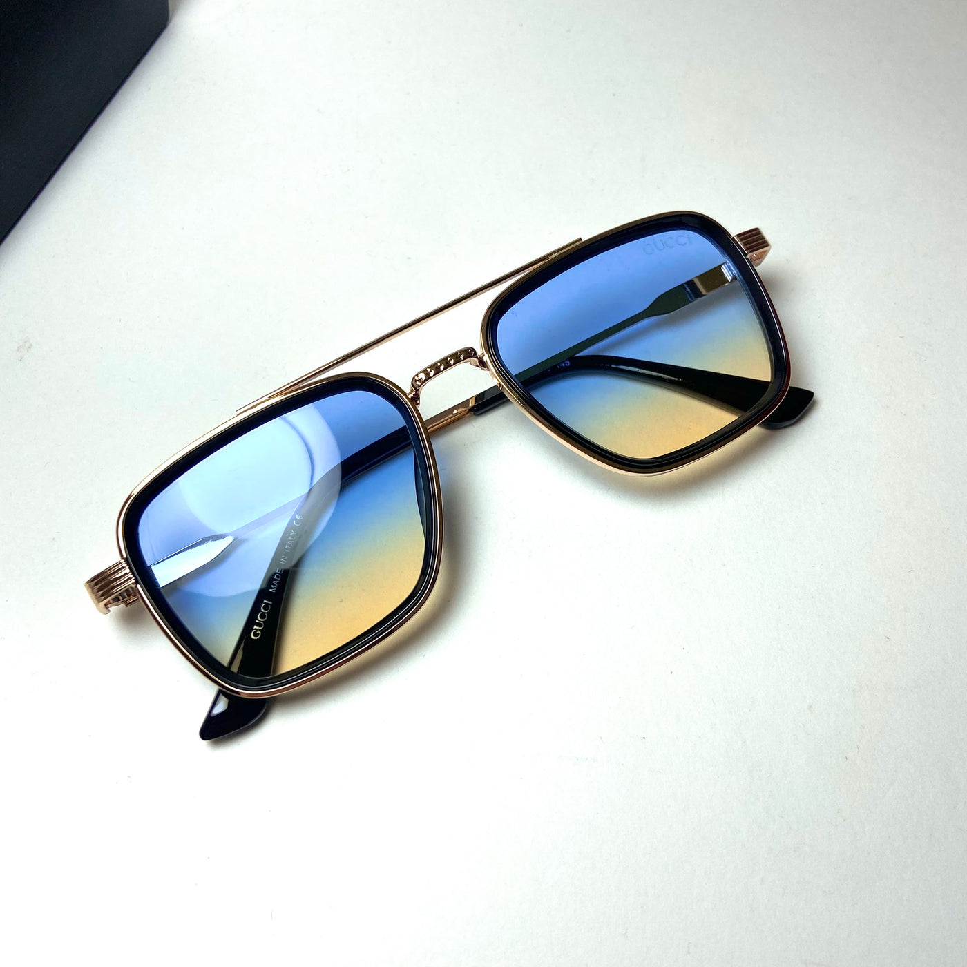 Gucci Square B80 - Blue & Yellow