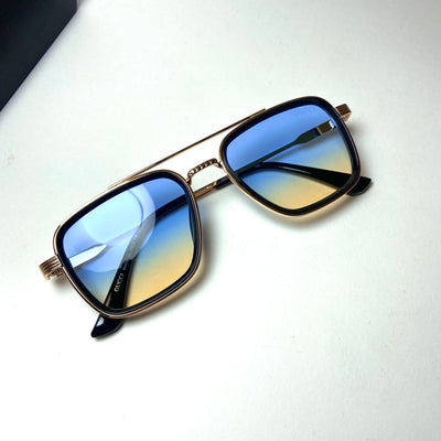 Gucci Square B80 - Blue & Yellow