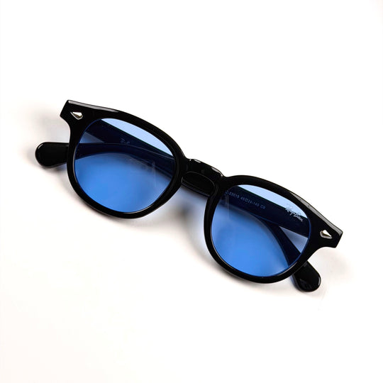 Ray Ban RB2180 Round – Black Blue Mirror
