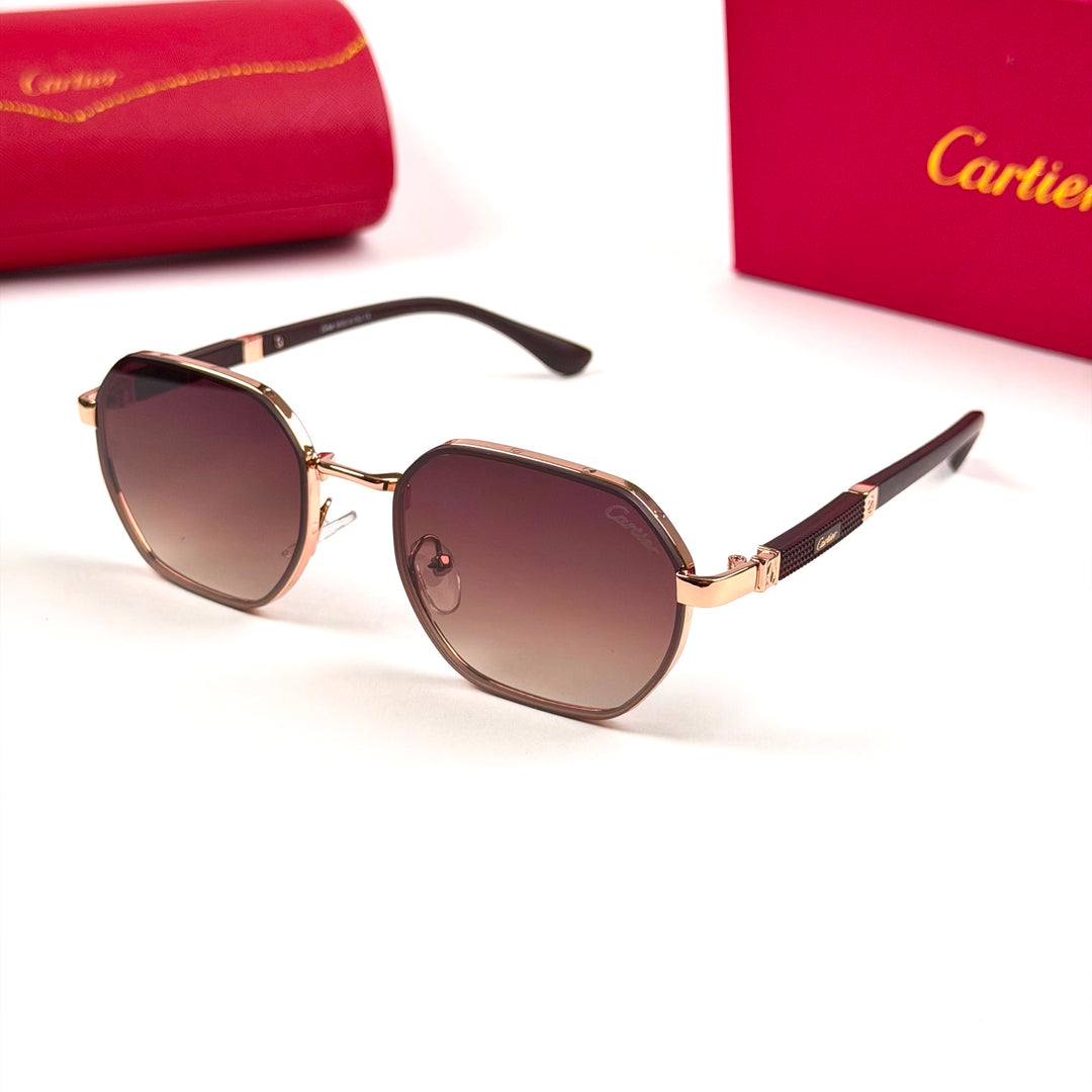 Cartier Octagon Royale – Brown Gradient