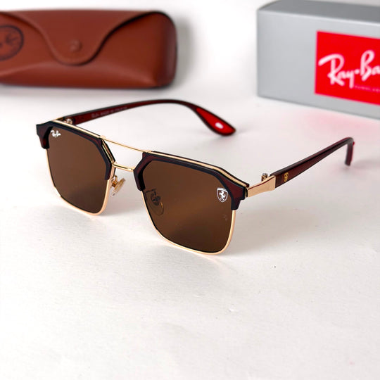 Ray Ban Scuderia Ferrari Hexa - Brown