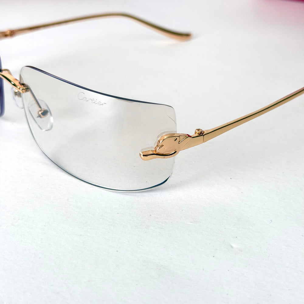 Panthère de Cartier Rimless – Clear Smoke