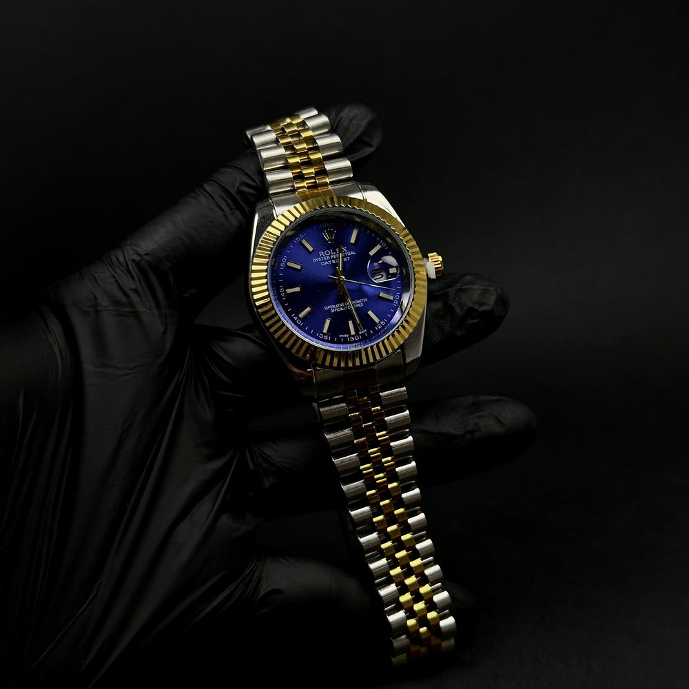 Rolex Datejust For Him – Blue & Two-Tone Gold