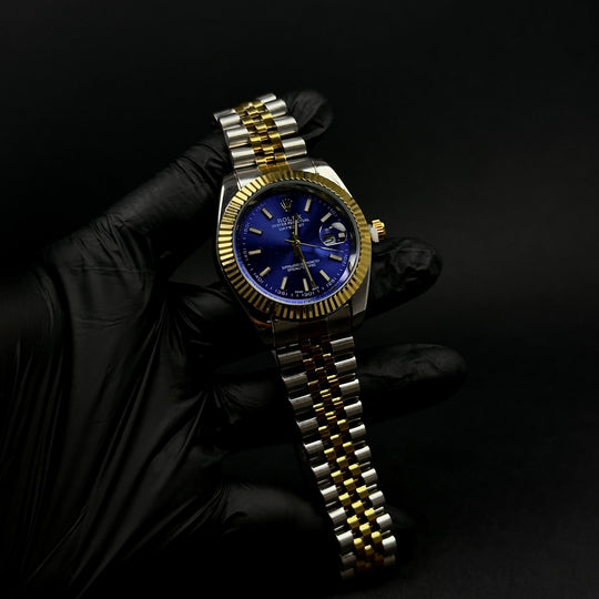 Rolex Datejust For Him – Blue &amp; Two-Tone Gold
