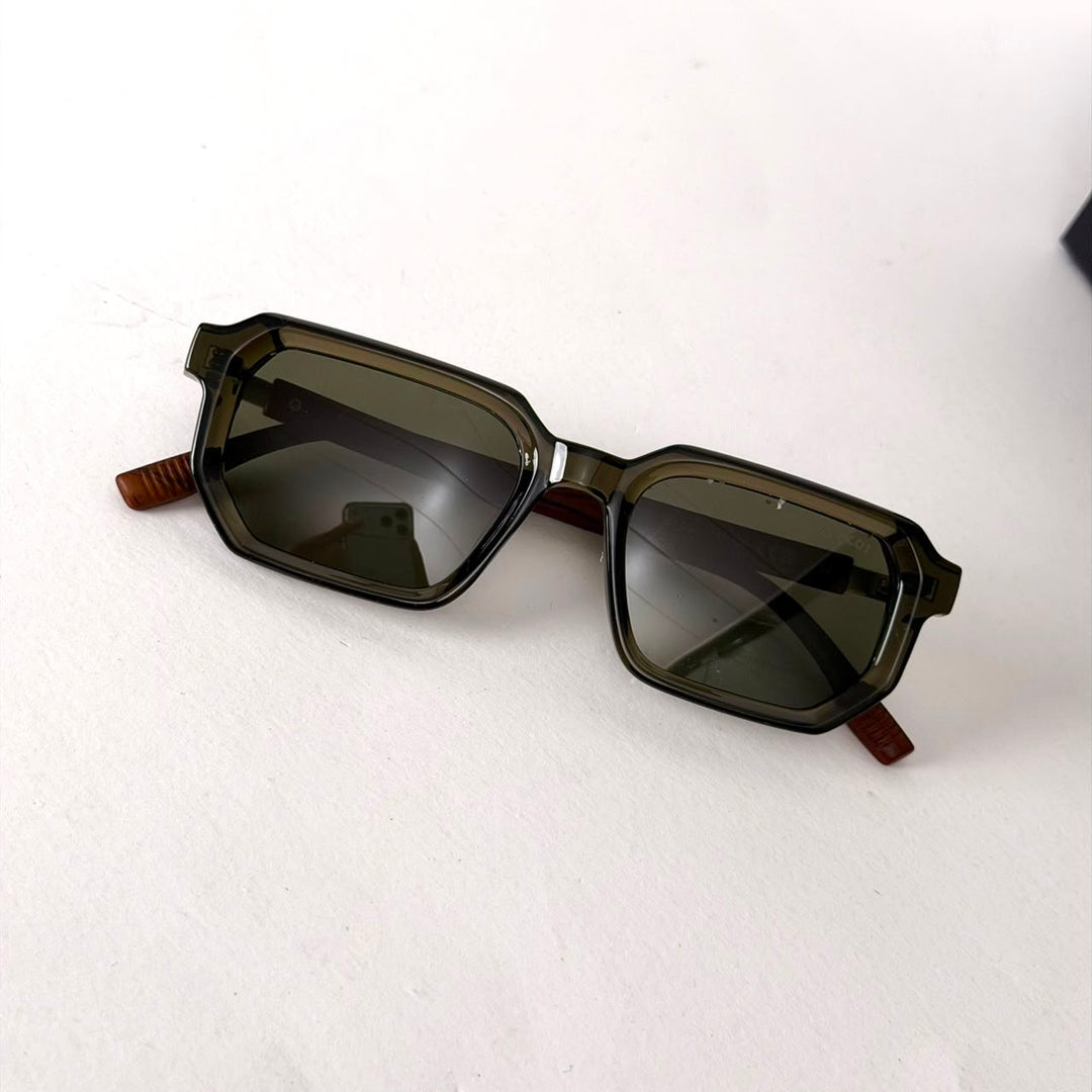 Moscot Square – Olive Green