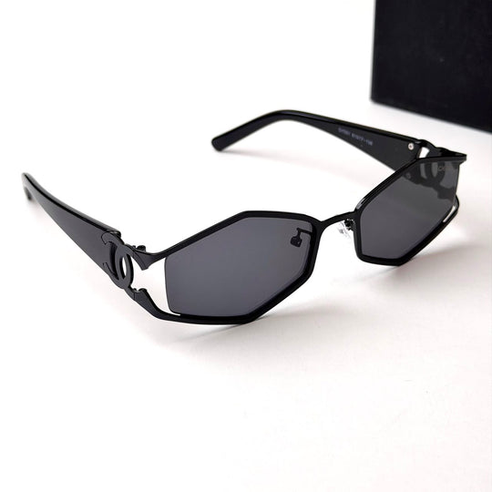 Chanel CC Open Frame – Black Smoke