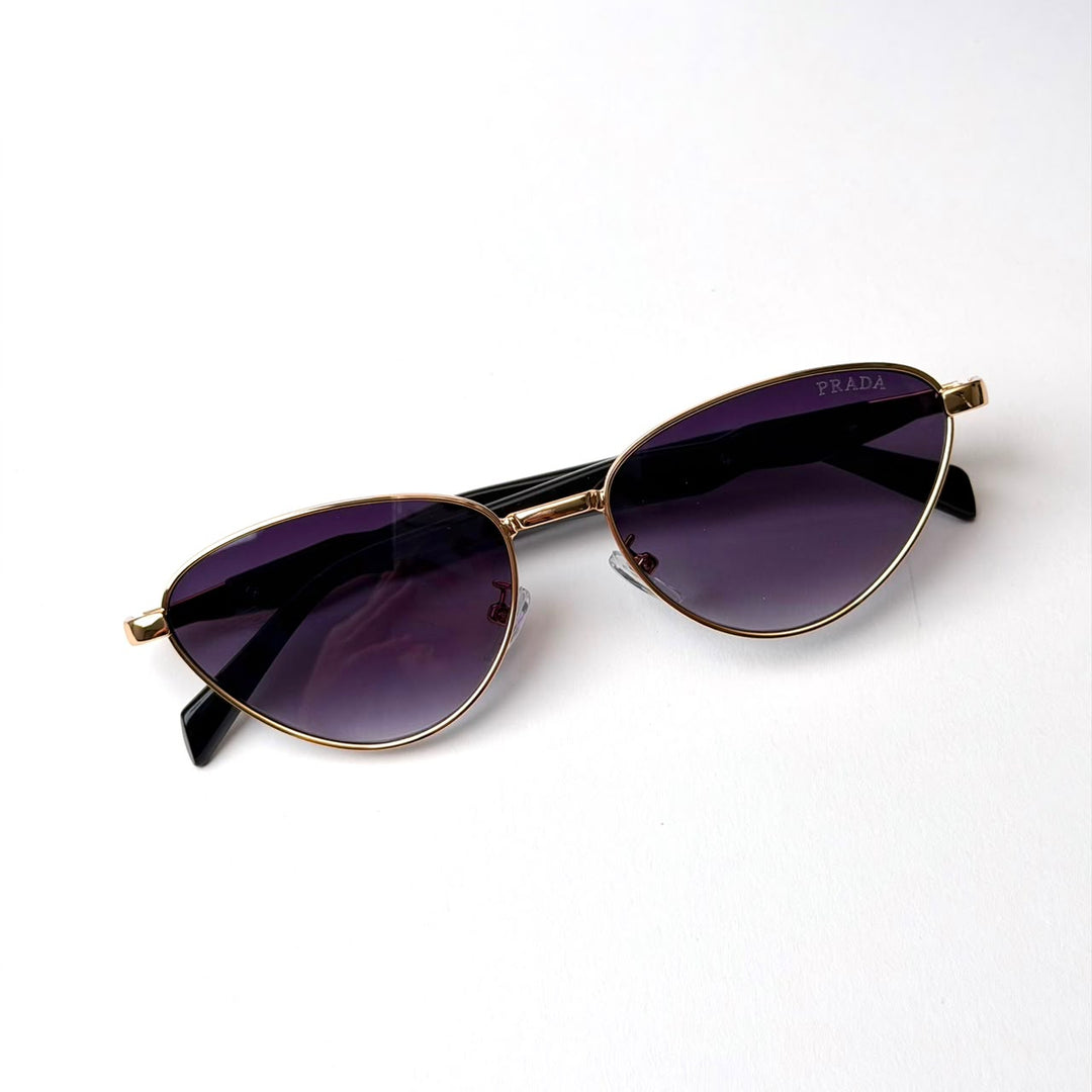 Prada Cat Eye – Gold Purple Gradient