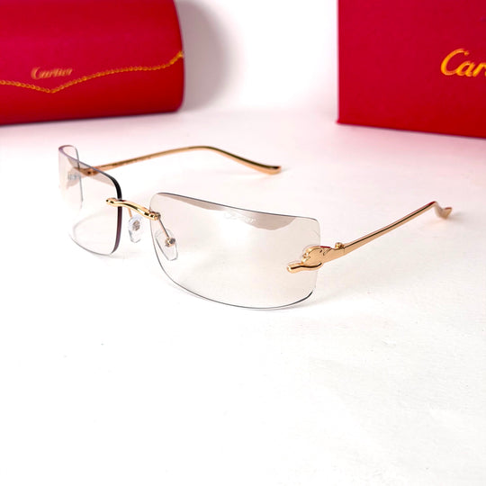 Panthère de Cartier Rimless – Clear Smoke