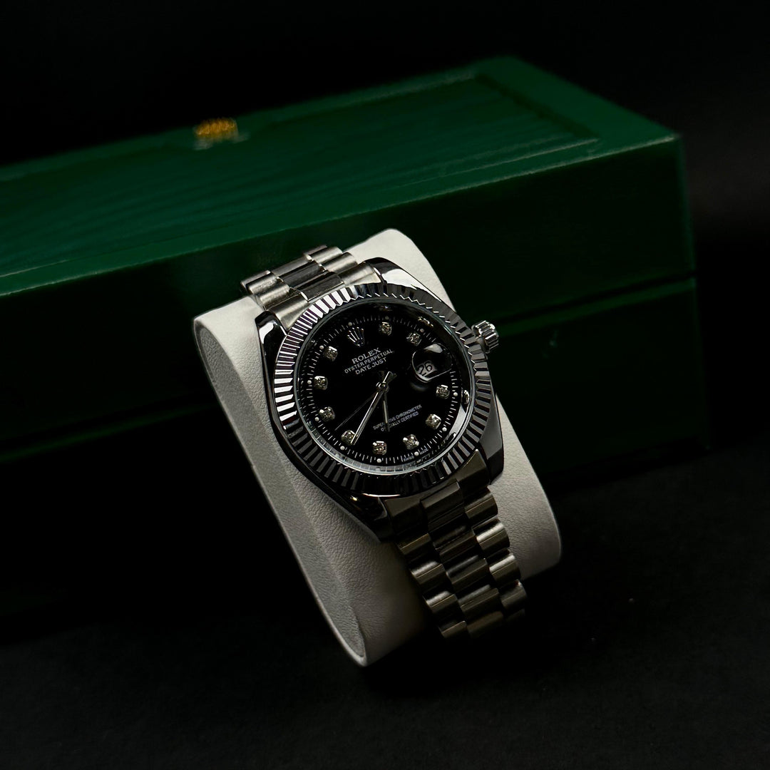 Rolex Datejust For Him – Black Diamond Dial