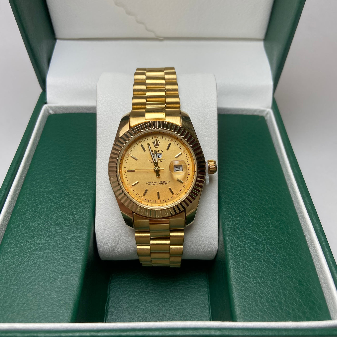 Rolex Day-Date For Her - Gold-Tone with Gold Dial
