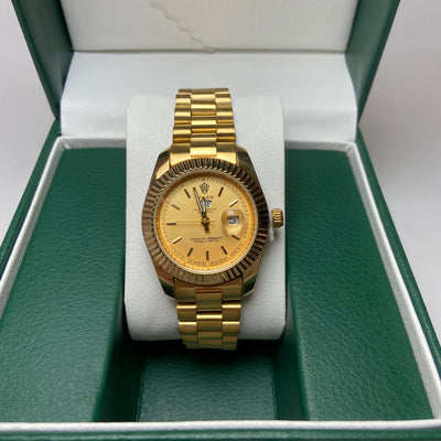 Rolex Day-Date For Her - Gold-Tone with Gold Dial