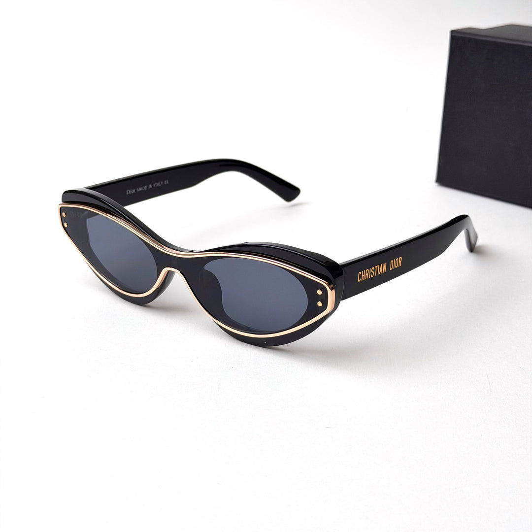 Dior DiorMeteor B1I Cat Eye – Black Gold