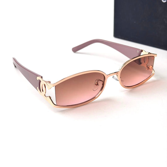 Chanel CC Metal – Rose Brown