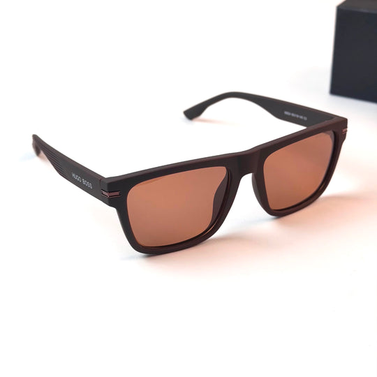 HUGO BOSS Rectangular Square –  Brown