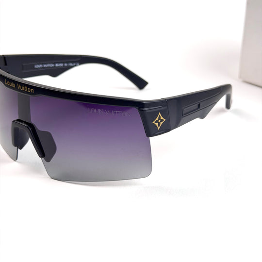 Louis Vuitton Sport Shield – Black Purple Smoke Gradient