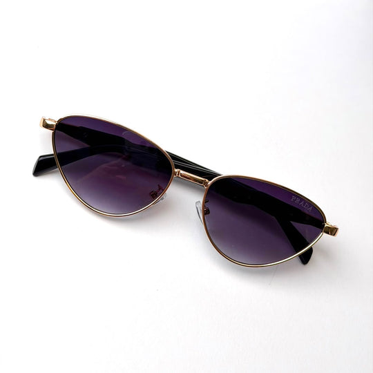 Prada Cat Eye – Gold Purple Gradient