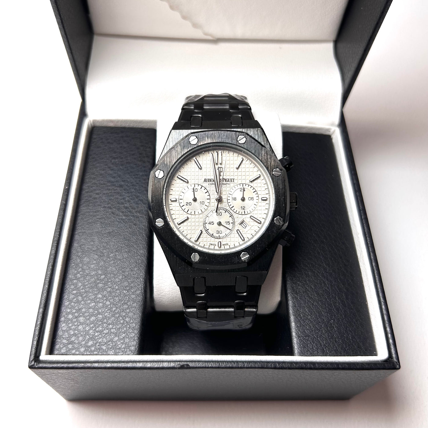 Audemars Piguet Royal Oak Chronograph For Him - Black with Gray Dial