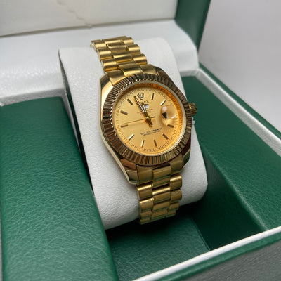 Rolex Day-Date For Her - Gold-Tone with Gold Dial