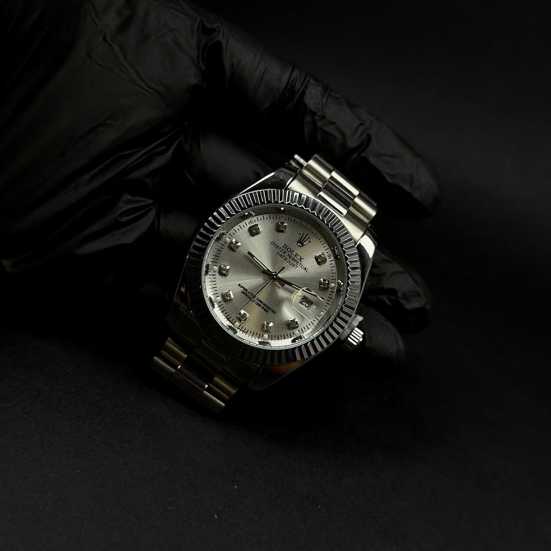 Rolex Datejust For Him – Silver Diamond Dial