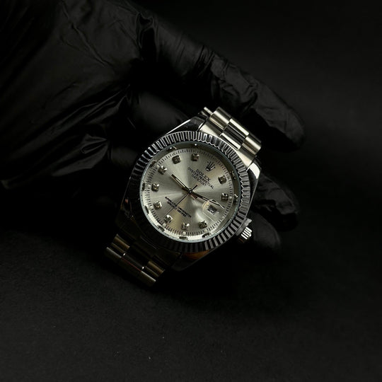 Rolex Datejust For Him – Silver Diamond Dial
