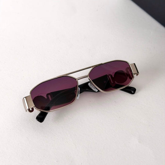 Versace Rectangular VE2267 – Silver Purple Gradient