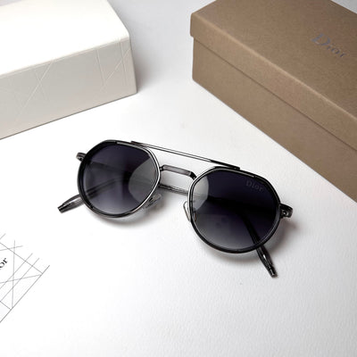 Dior Double Bridge Round 5G92 - Black