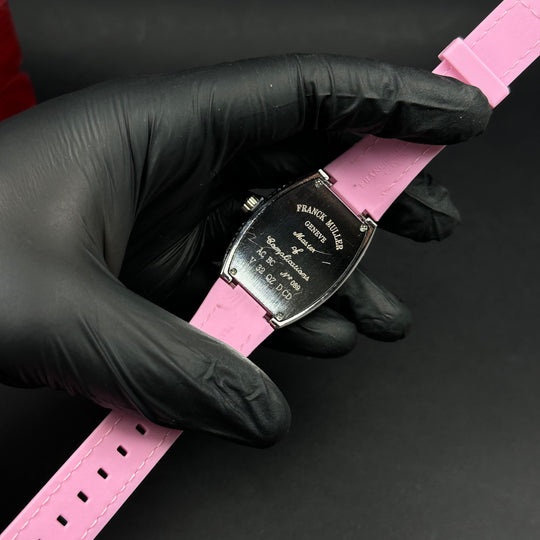 Franck Muller Vanguard Heart For Her – pink &amp; Silver Diamond
