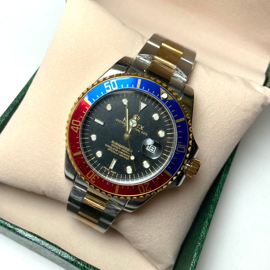 Rolex Submariner For Him - Two-Tone with "Pepsi" Bezel