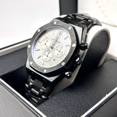 Audemars Piguet Royal Oak Chronograph For Him - Black with Gray Dial
