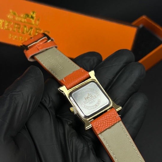 Hermès H Crystal – Gold Orange