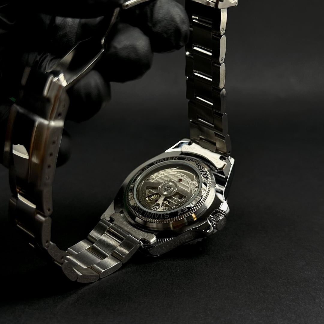 Rolex Yacht-Master “Automatic Style” For Him – Silver Sunburst Dial &amp; Platinum-Style Bezel