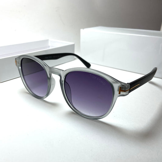 Tom Ford Round Grey Purple