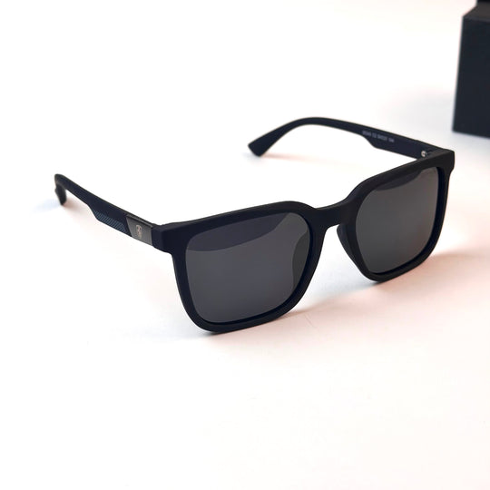 FERRARI Rectangular Square – Black Smoke