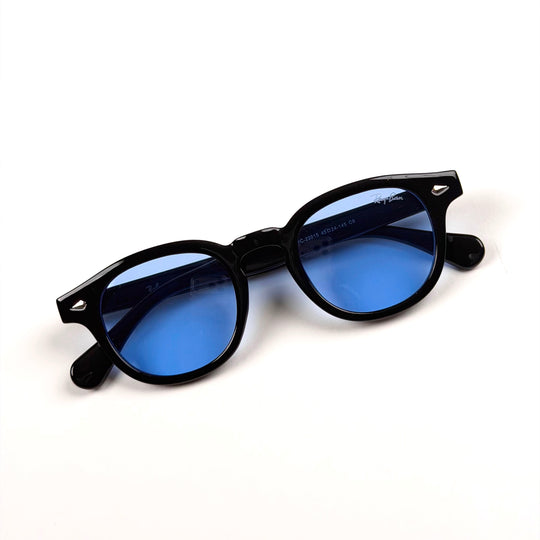 Ray Ban RB2180 Round – Black Blue Mirror