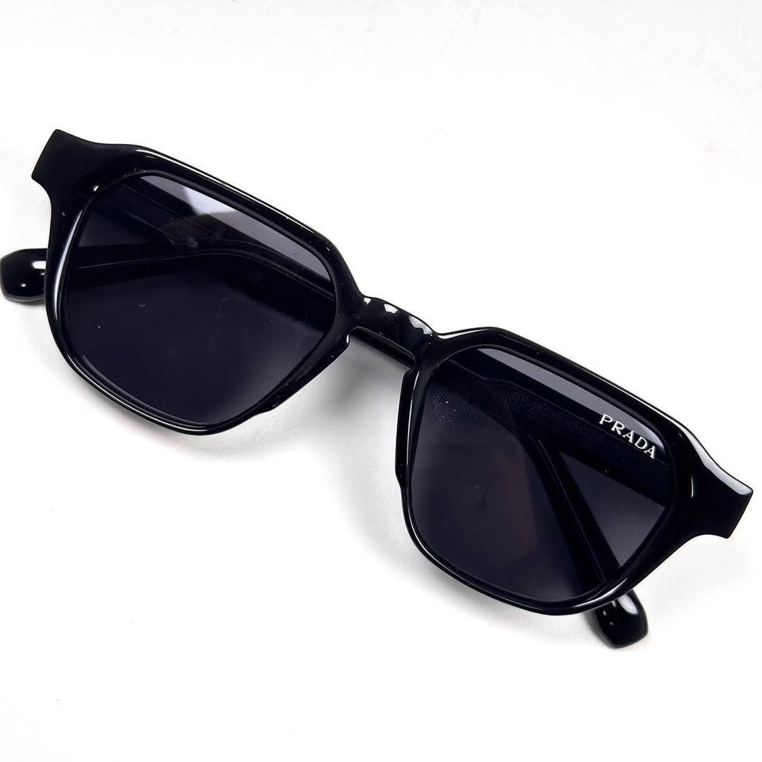PRADA Symbole Square – Glossy Black