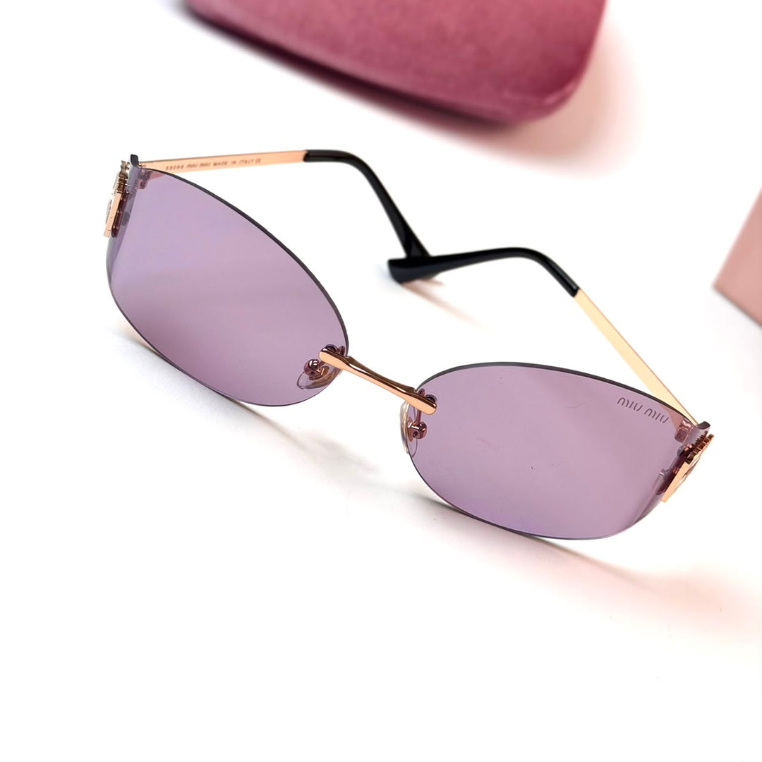 Miu Miu MU A51S – Rose Gold Purple