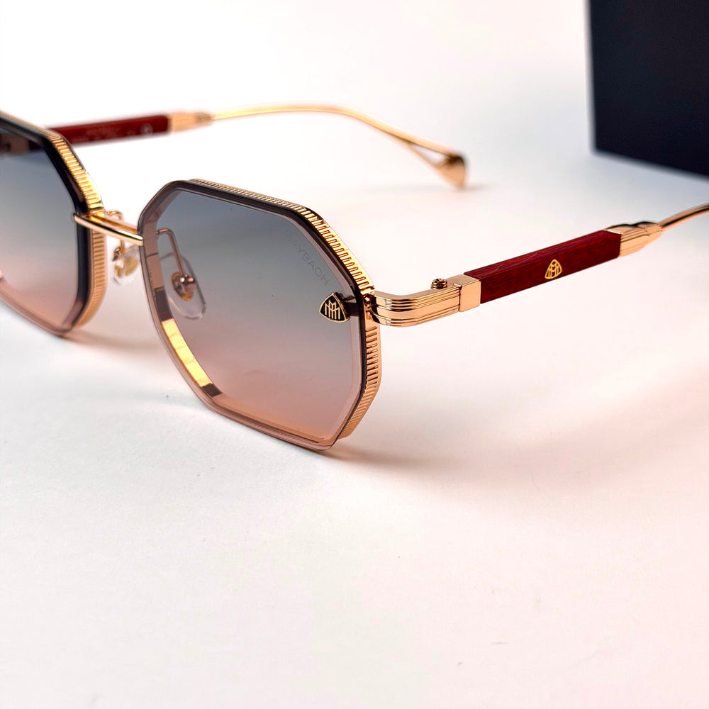 Maybach Octagonal – Rose Gold Grey Gradient