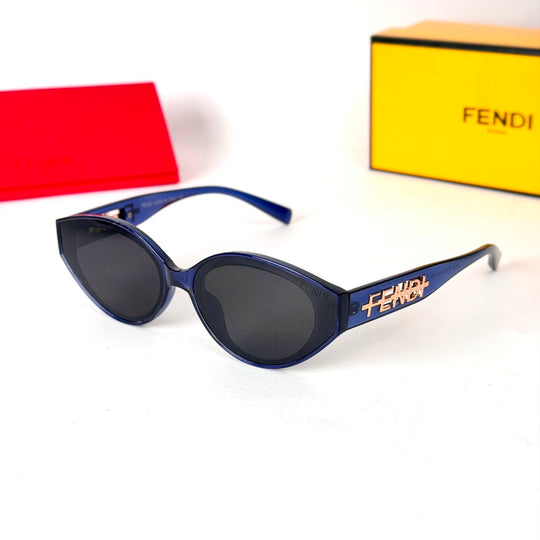Fendi Cat Eye – Crystal Navy Blue