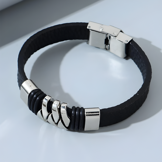 Punk Style Leather Bracelet