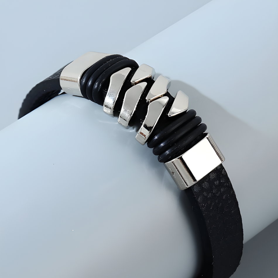 Punk Style Leather Bracelet