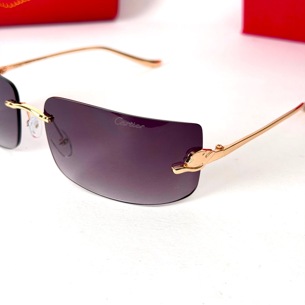 Panthère de Cartier Rimless – Smoke Purple Gradient