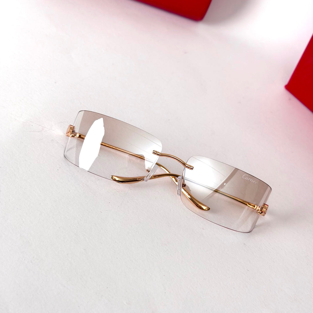 Panthère de Cartier Rimless – Clear Smoke