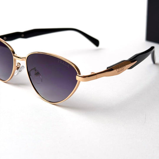 Prada Cat Eye – Gold Purple Gradient