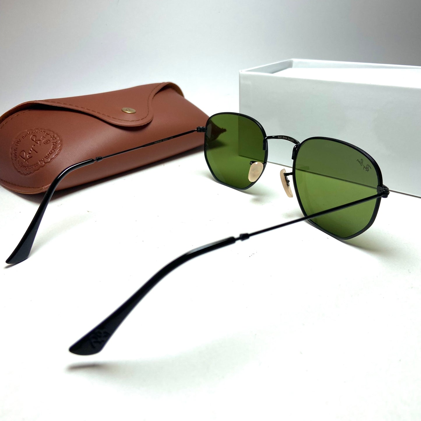 Ray Ban Hexagonal Classic Oily Green