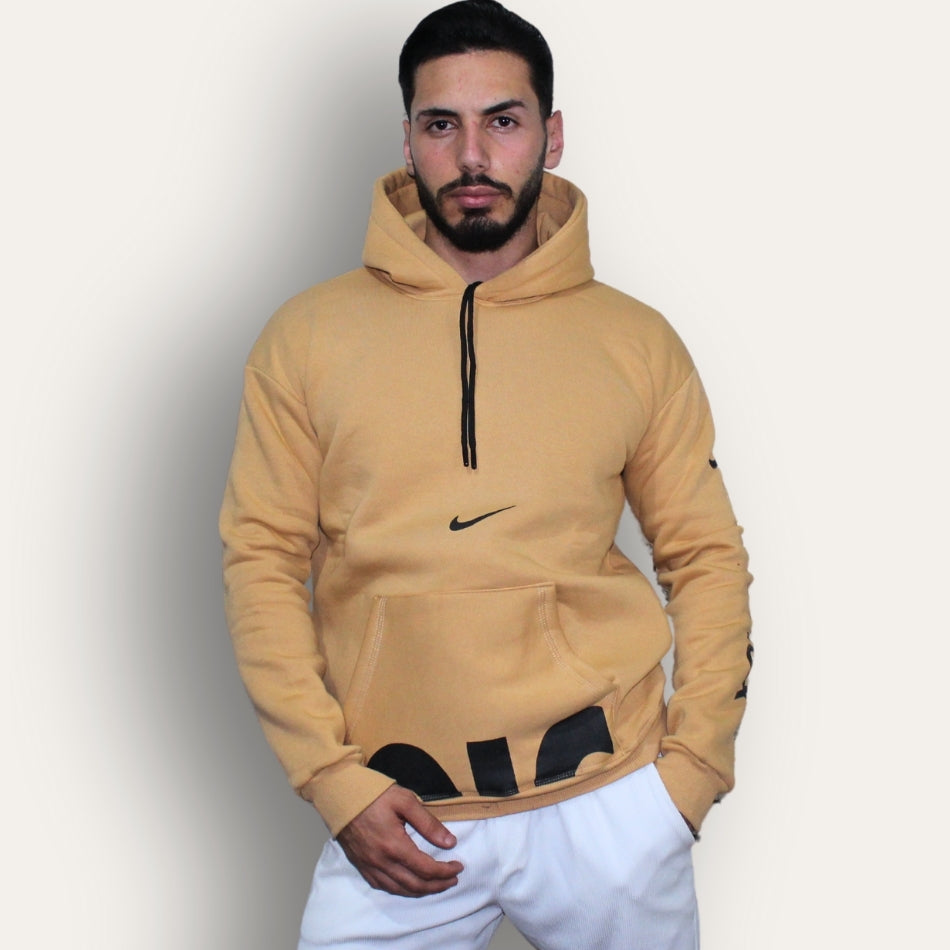 Nike best sale beige hoodie