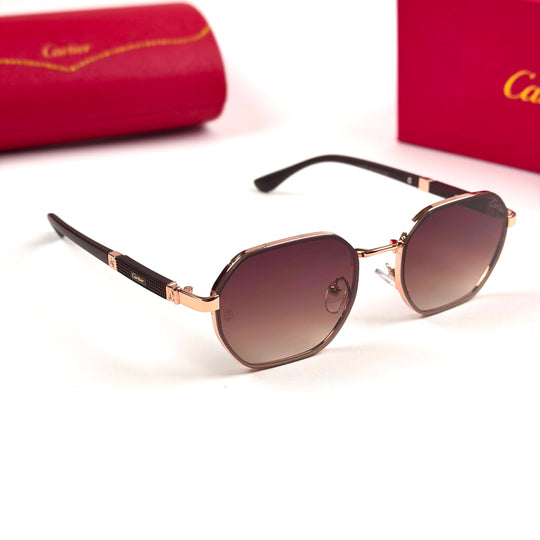 Cartier Octagon Royale – Brown Gradient