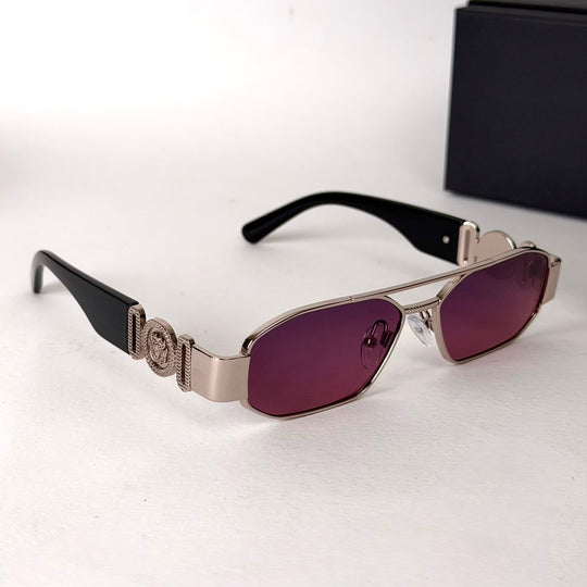 Versace Rectangular VE2267 – Silver Purple Gradient