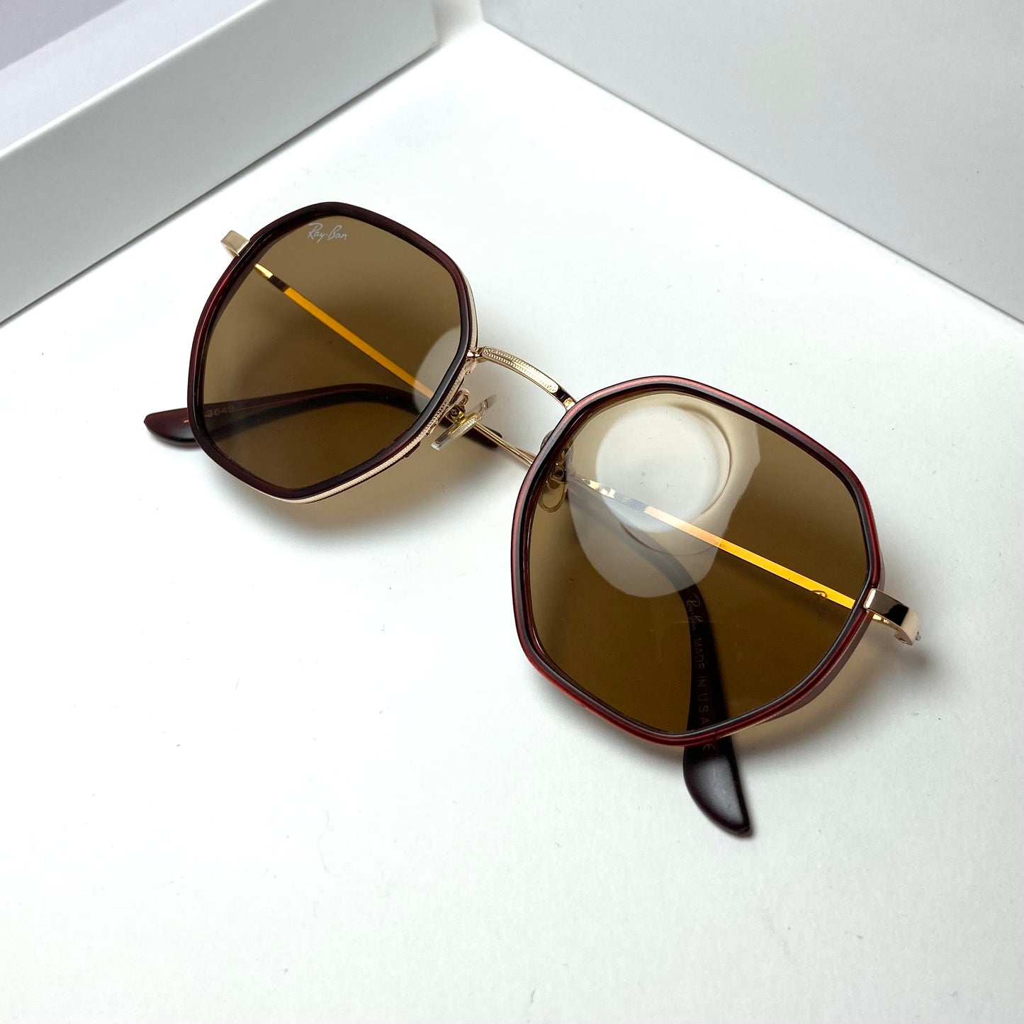 Ray Ban Double Edges Brown N