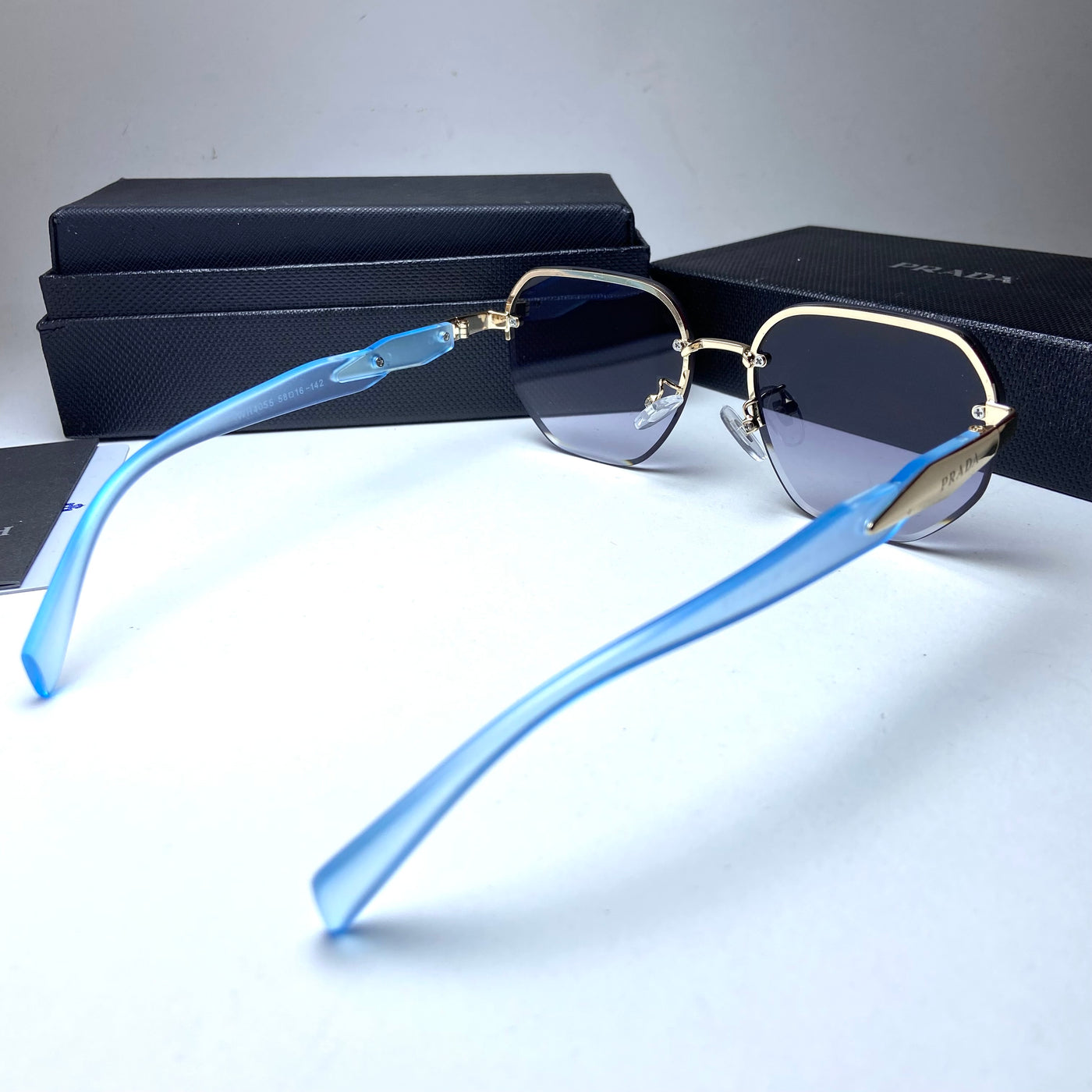 Prada Hexagonal Blue