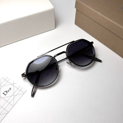 Dior Double Bridge Round 5G92 - Black